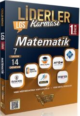 Liderler Karması 8. Sınıf LGS 1. Dönem Matematik 7 Yayın 14 Deneme