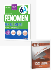 Fenomen 2027 6. Sınıf Fen Bilimleri 6A Soru Bankası +  Anla Kazan Paragraf Deneme