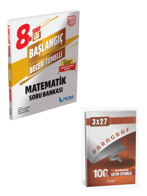 Muba 2027 8. Sınıf Başlangıç Matematik Soru Bankası+ Anla Kazan Paragraf