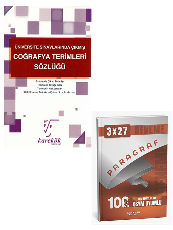 Karekök 2027 Coğrafya Terimleri Sözlüğü+Anla Kazan Paragraf Deneme