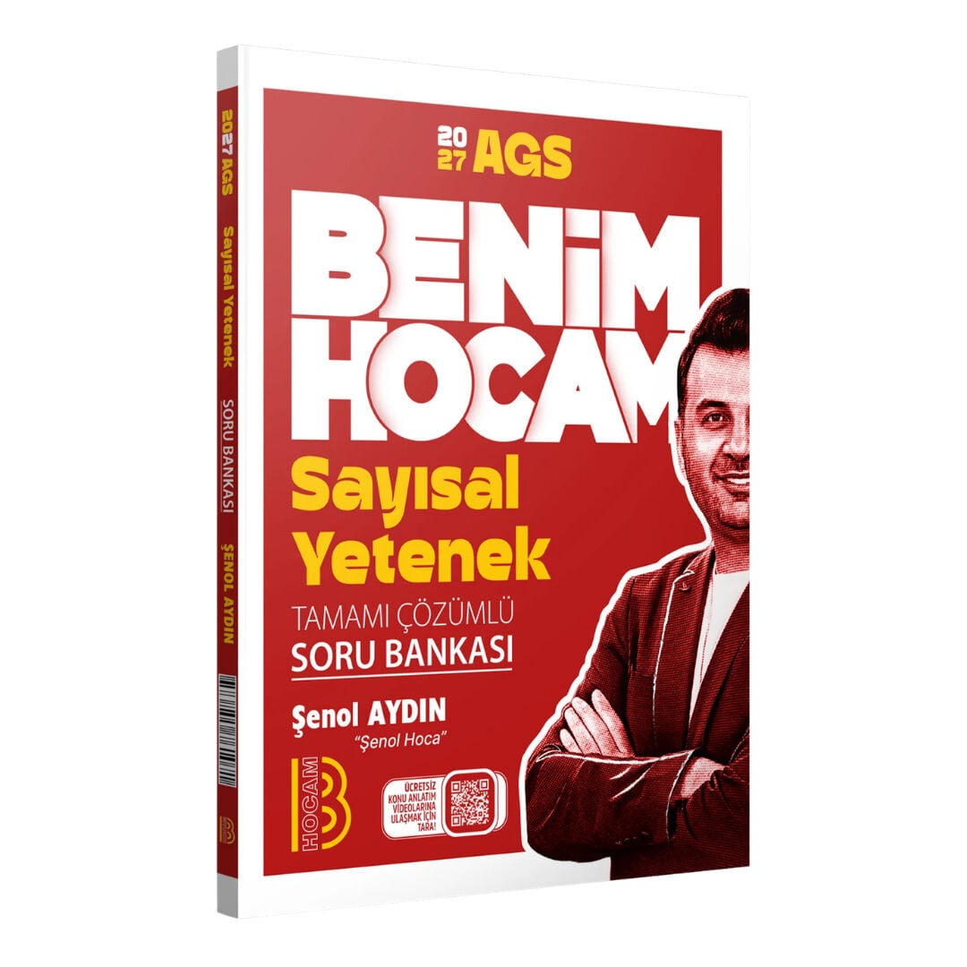 Benim Hocam Yayınları 2027 MEB-AGS Sayısal Yetenek Tamamı Çözümlü Soru Bankası - Şenol Aydın
