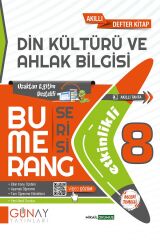 Günay Yayınları 8. Sınıf LGS Din Kültürü ve Ahlak Bilgisi Etkinlikli Bumerang Akıllı Defter