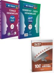 Karekök 2027 TYT AYT Türkçe Edebiyat İki Yüzlü Deneme+Anla Kazan Paragraf Deneme