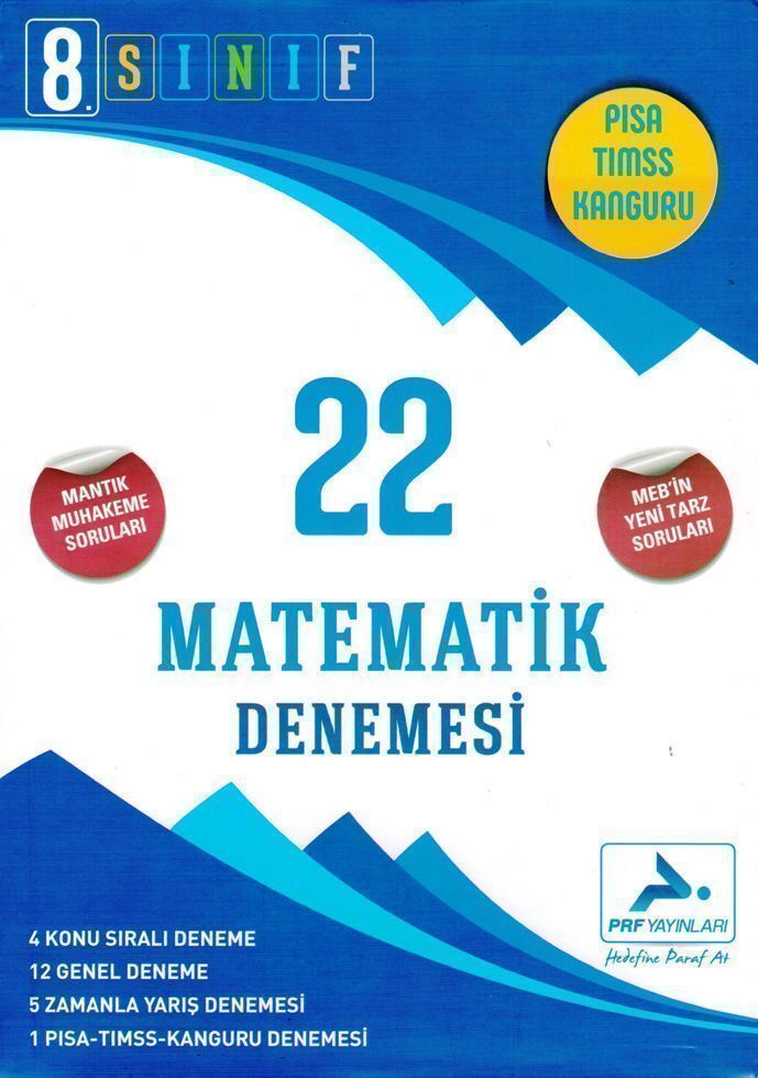Paraf Yayınları 8. Sınıf Matematik 22 Denemesi