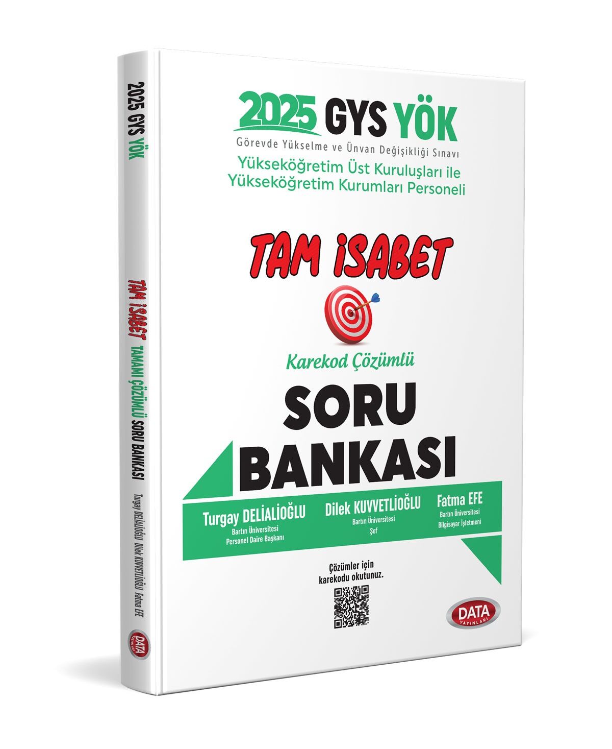 Data 2025 GYS YÖK Yükseköğretim Kurumları Personeli Tam İsabet Soru Bankası Çözümlü Data Yayınları