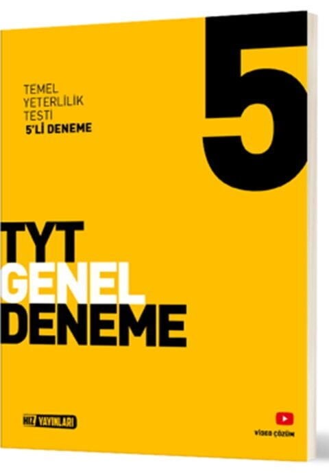 Hız Yayınları TYT 5 li Genel Deneme