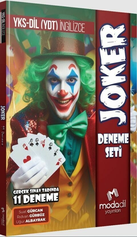 Modadil YKSDİL İngilizce Joker 11 Deneme Seti Modadil Yayınları