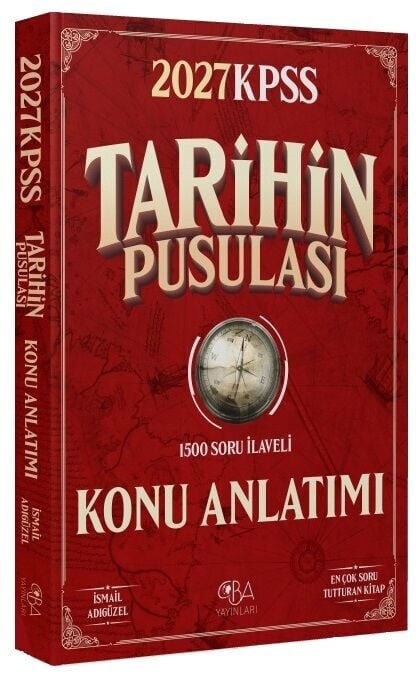 CBA Yayınları 2027 KPSS Tarihin Pusulası Konu Anlatımı - İsmail Adıgüzel