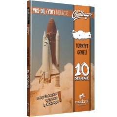 Modadil YKSDİL İngilizce Türkiye Geneli The Challenger 10 Deneme Modadil Yayınları