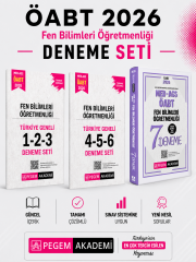 Pegem 2026 MEB AGS ÖABT Fen Bilimleri Öğretmenliği Deneme & Türkiye Geneli Deneme Seti