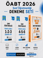Pegem 2026 MEB AGS ÖABT Sınıf Öğretmenliği Deneme & Türkiye Geneli Deneme Seti