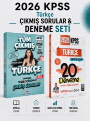Dizgi Kitap 2026 KPSS Türkçe Çıkmış Sorular & KPSS Türkçe 20 Deneme İndeks Akademi Seti