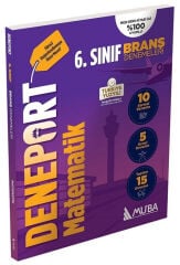 2027 Muba 6. Sınıf Matematik Deneport Maarif Modeli 15 Deneme