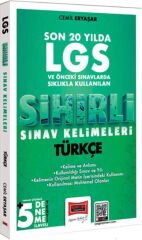 Yargı Yayınları 8. Sınıf LGS Türkçe Son 20 Yılda Sıklıkla Kullanılan Sihirli Sınav Kelimeleri