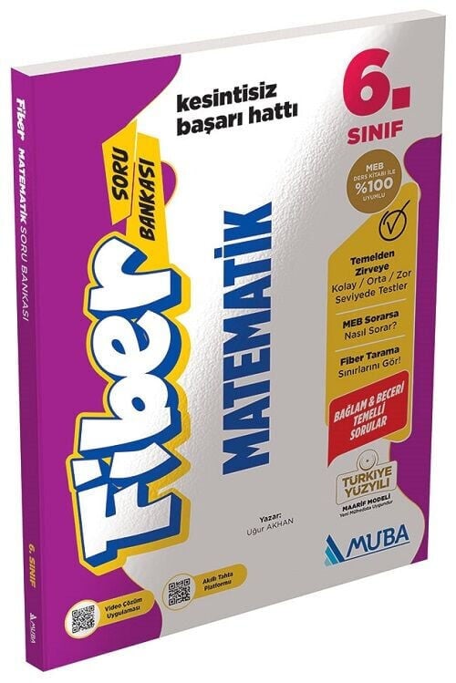 2027 Muba 6. Sınıf Matematik Fiber Maarif Modeli Soru Bankası