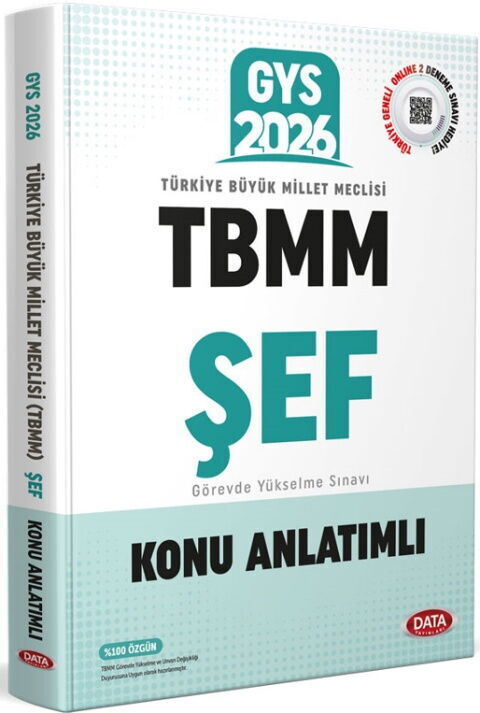 Data Yayınları 2026 GYS TBMM Şef Konu Anlatımlı