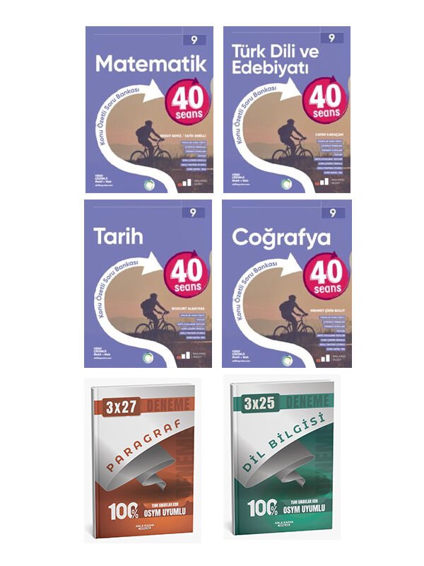 Okyanus + Anla Kazan 2026 9. Sınıf 40 Seans Eşit Ağırlık Konu Özetli Soru + Anla Kazan Deneme 6 lı