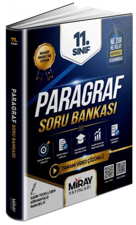 2027 Miray Yayınları 11. Sınıf Paragraf Soru Bankası