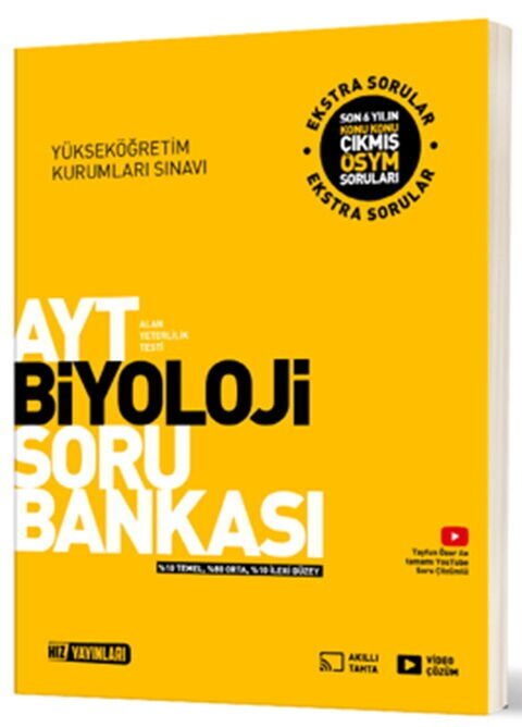Hız Yayınları AYT Biyoloji Soru Bankası