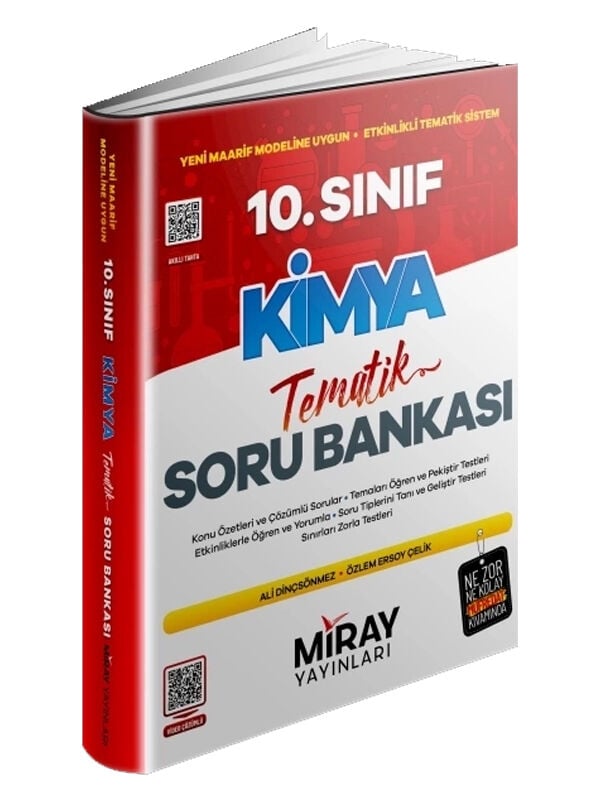 Miray Yayınları 10. Sınıf Kimya Konu Özetli Tematik Soru Bankası