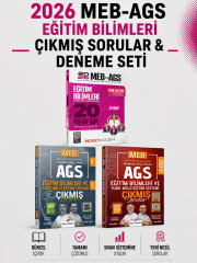 Dizgi Kitap 2026 MEB AGS Eğitim Bilimleri Çıkmış Sorular & Eğitim Bilimleri 20 Deneme İndeks Seti
