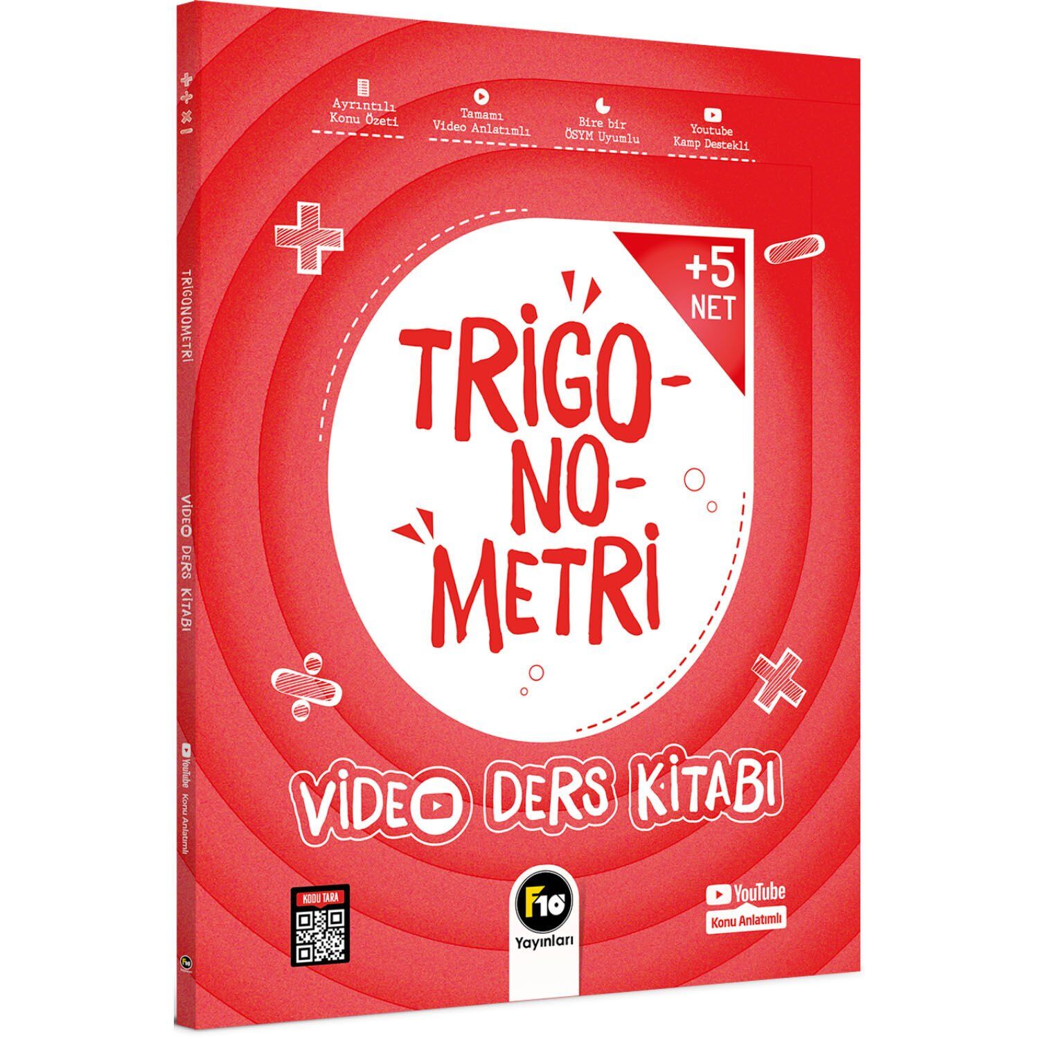 F10 Yayınları AYT Trigonometri Video Ders Kitabı