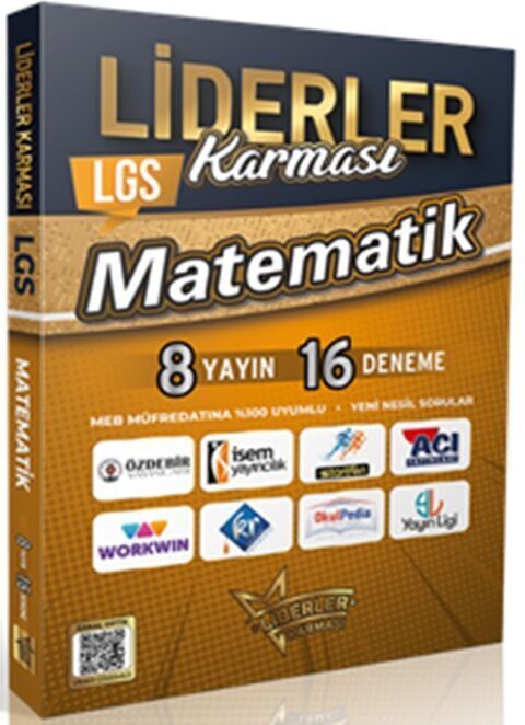 Liderler Karması 8. Sınıf LGS Matematik Denemeleri 8 Yayın 16 Deneme
