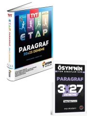 Aydın 2027 TYT Paragraf ETAP 20 x 25 Deneme+ EVP Akademi Paragraf