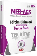 Data Yayınları 2026 MEB AGS Eğitim Bilimleri Tek Kitap Özetin Özeti