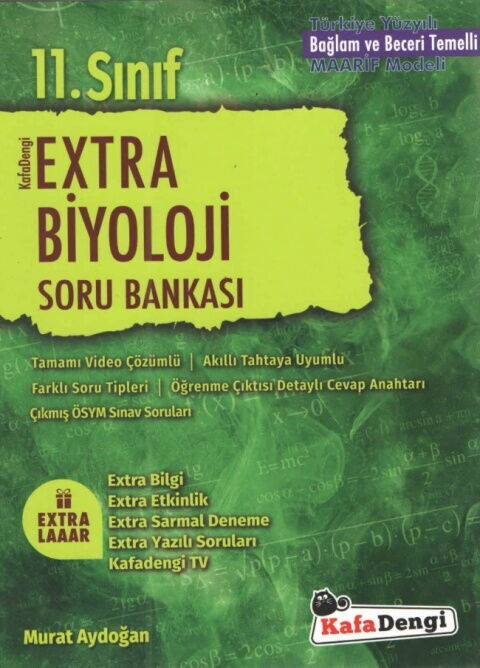 2027 Kafa Dengi Yayınları 11. Sınıf Biyoloji Extra Soru Bankası