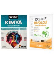 Aydın + Biyotik 2026 10. Sınıf Kimya + Biyoloji Soru Bankası 2 li Set