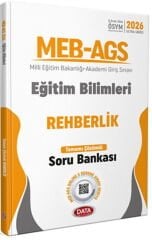Data Yayınları 2026 MEB AGS Eğitim Bilimleri Rehberlik Çözümlü Soru Bankası