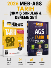 Dizgi Kitap 2026 MEB AGS Tarih Çıkmış Sorular & MEB-AGS Tarih 60 Deneme İndeks Akademi Seti