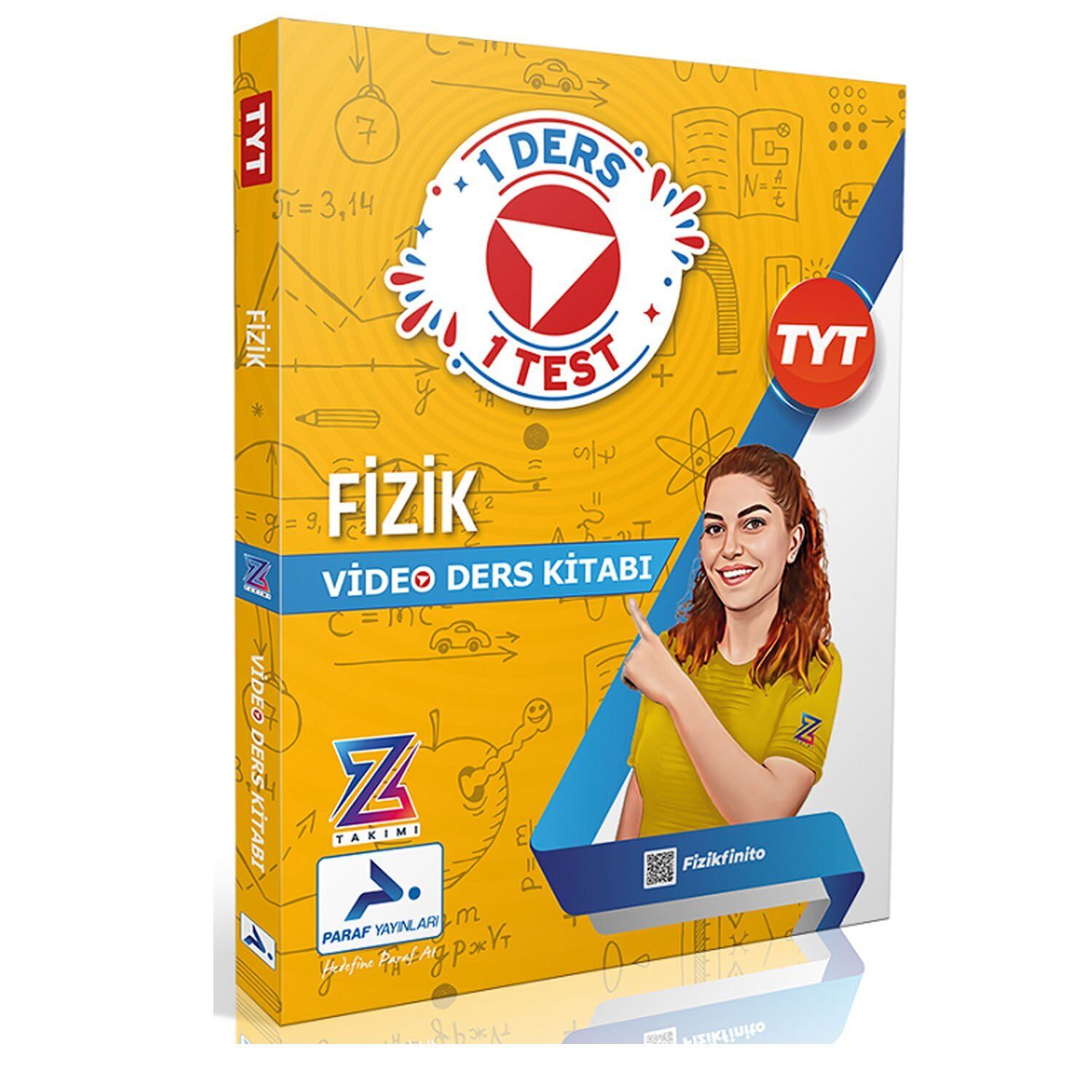 Paraf Yayınları Z Takımı TYT Fizik Video Ders Anlatım Kitabı
