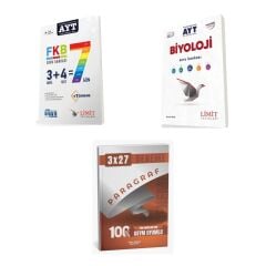 2027 AYT Limit FKB Soru + Biyoloji Soru + anla kazan paragraf deneme 3'lü Set