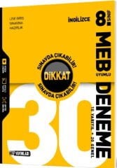 Hız Yayınları 8. Sınıf İngilizce Dikkat Sınavda Çıkabilir 30 Deneme Hız Yayınları