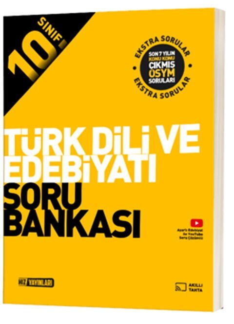 Hız Yayınları 10. Sınıf Türk Dili ve Edebiyatı Soru Bankası