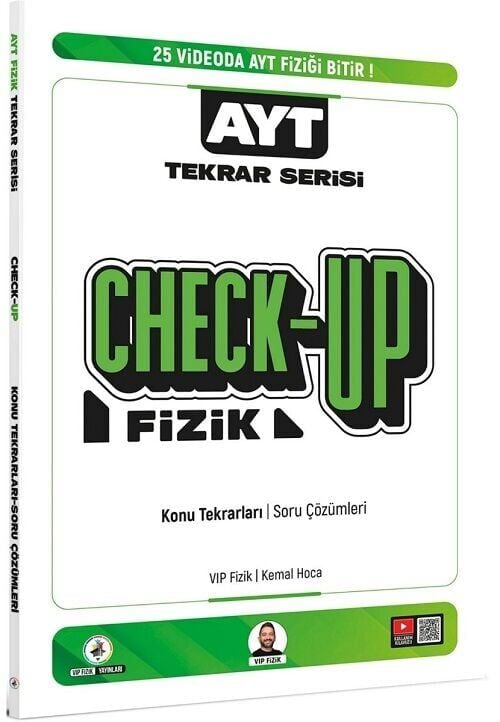 Vip Fizik YKS AYT Fizik Check-Up Konu Tekrarları Soru Çözümleri - Kemal Coşkun Vip Fizik Yayınları