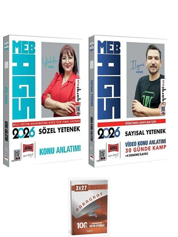 Yargı + Anla Kazan 2026 MEB-AGS Sözel + Sayısal Yetenek Konu 2 li Set Yargı Yayınları