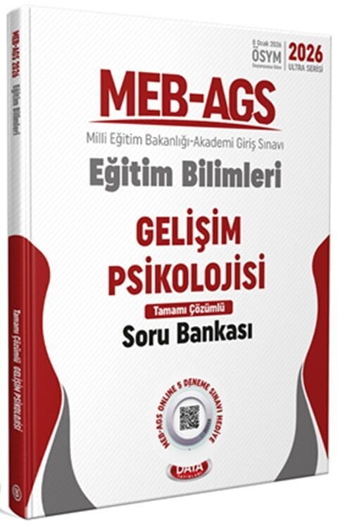 Data Yayınları 2026 MEB AGS Eğitim Bilimleri Gelişim Psikolojisi Çözümlü Soru Bankası