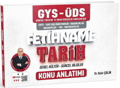 Bekir Çelik GYS ÜDS FETİHNAME Tarih Genel Kültür Güncel Bilgiler Konu Anlatımı