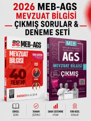 Dizgi Kitap 2026 MEB AGS Sözel Yetenek Çıkmış Sorular & Sözel Yetenek 20 Deneme İndeks Akademi Seti