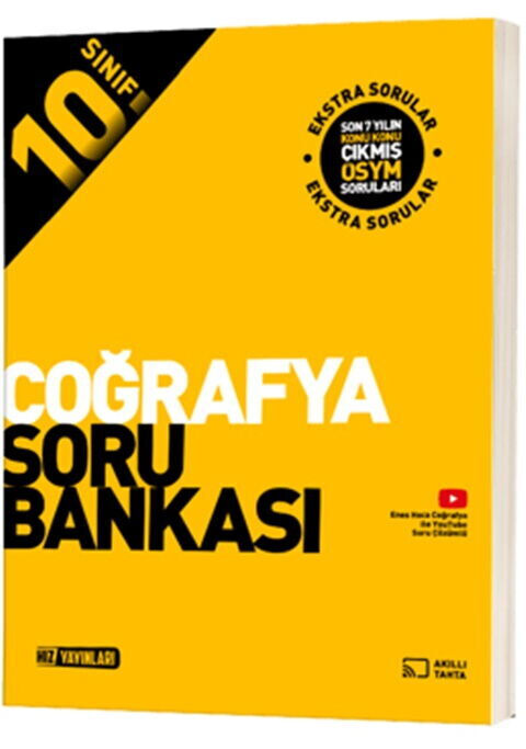 2027 Hız Yayınları 10. Sınıf Coğrafya Soru Bankası