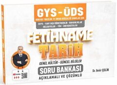 Bekir Çelik GYS ÜDS FETİHNAME Tarih Genel Kültür Güncel Bilgiler Soru Bankası