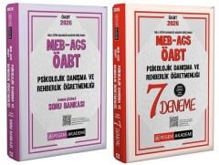 Pegem 2026 ÖABT MEB-AGS Psikolojik Danışma ve Rehber Öğretmenliği Soru Bankası + 7 Deneme 2 li Set Pegem Akademi Yayınları