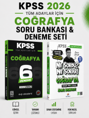 Dizgi Kitap 2026 KPSS Coğrafya Soru Bankası & KPSS Tüm Adaylar Coğrafya 6 Deneme EVP Akademi Seti