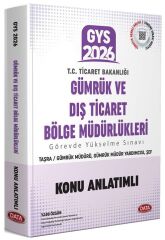 Data 2026 GYS Ticaret Bakanlığı Gümrük ve Dış Ticaret Bölge Müdürlükleri Konu Anlatımlı Görevde Yükselme Data Yayınları