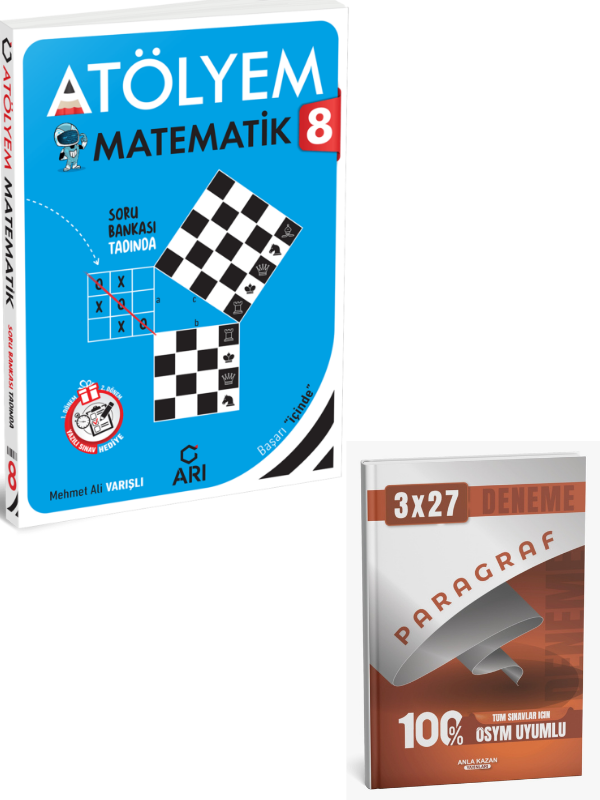 Arı 2027 8. Sınıf Matematik Atölyem+ Anla Kazan Paragraf