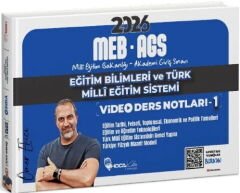 Hoca Kafası 2026 MEB AGS Eğitim Bilimleri ve Türk Milli Eğitim Sistemi Video Ders Notları 1