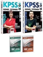 Yargı 2026 KPSS Türkçe + Matematik 22+22 Deneme 2 li Set Anla Kazan Deneme